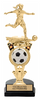Soccer Trophy with Spinning Ball [TSB2DF2-SC]