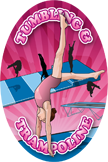 Gymnastics- Tumbling & Trampoline Oval Insert [OV-1797]