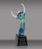 Reach For The Stars Art Crystal Award - 14.25 inch [AGMCB2-14]
