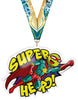 Exclusive Tennis Male Super Hero 5-Inch Colorix-M Acrylic Medal [MACR5-SH-TNM-Q]