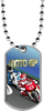 Moto GP Dog Tags [DTLAM2-DB]