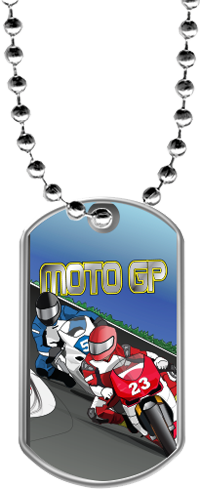 Moto GP Dog Tags [DTLAM2-DB]
