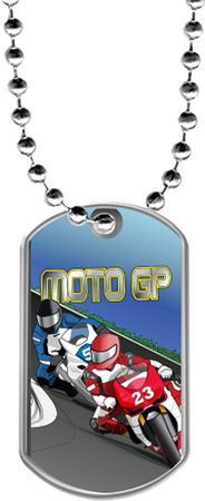 Moto GP Dog Tags [DTLAM2-DB]
