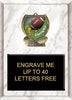 Football Sport Shield Plaque [PSHLD79-FB]