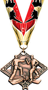 Martial Arts Diamond Star Medal - Bronze [MDS2-MA]