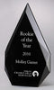 Flame Series Acrylic Award with Black Silk Screened Back [AT756-9]