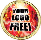 Plainedge 2-Sided Custom Insert Challenge Coin [COINJ001]