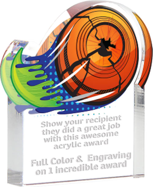 Skeet Shooting Splatters Acrylic Awards