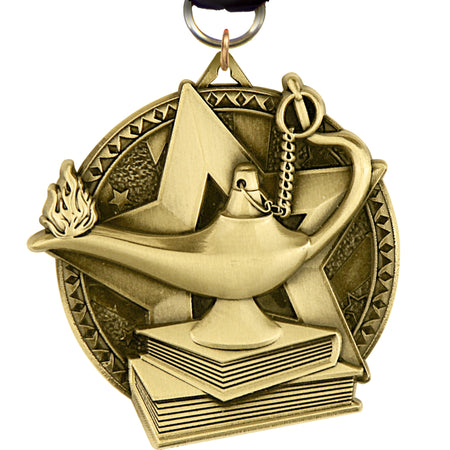2" Knowledge Ultra-Impact 3-D Medal [MDTD2-KN]