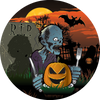 Halloween- Zombie Pumpkin Insert [TD-1928]