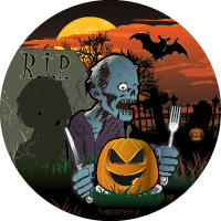 Halloween- Zombie Pumpkin Insert [TD-1928]