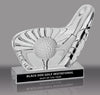Golf Club Sculpted Glass Award [CRSC-CLB-GL]