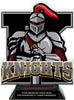 Knights Mascot Colorix-T Acrylic Trophy - 8.25 inch Black [TACR8-MSCT-KNGT-BLK-Q]
