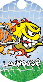 Lacrosse- Flame Dog Tag Insert [DT-2274]