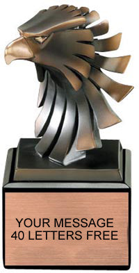 Modern Bronze Eagle Head Resin [EHDP7]