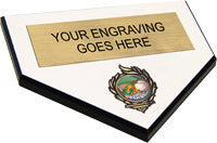 Home Plate 11.5"Insert Plaque [PHPI11]