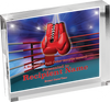 Boxing Horizontal Vibrix Acrylic Award [A43BH-BX]