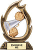 Cheer Flame Color Resin Trophy [RMFC7-CH]