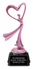 Love of Dance Pink Metallic Trophy on Synthetic Regal Base [TPNK7-LOD]