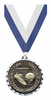 2.75 inch Soccer Diecast Medal with Diamond Cut Border [MM275DC-SC]
