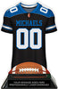 Football Jersey Colorix-T Acrylic Trophy- Blue [TACR7-JSY-FB-BLU-Q]