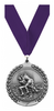 2.75 in Wrestling Wreath Framed Medal [M311-WS]