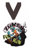 Zombie Fun Run Colorix-M Acrylic Medal- 3.75 inch [MACR375-FNRN-ZMB-Q]