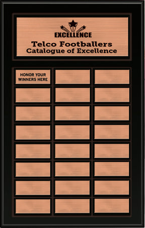 Matte Black Finish Perpetual Plaque [PPFP24-BLK]