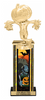 Halloween Zombie Eating Rectangle Column Trophy- 12 inch [TSQ12STK-ZMB]