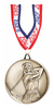 2.5 inch Premium Satin Finish Medal - Golf Female [MF92-GLF]
