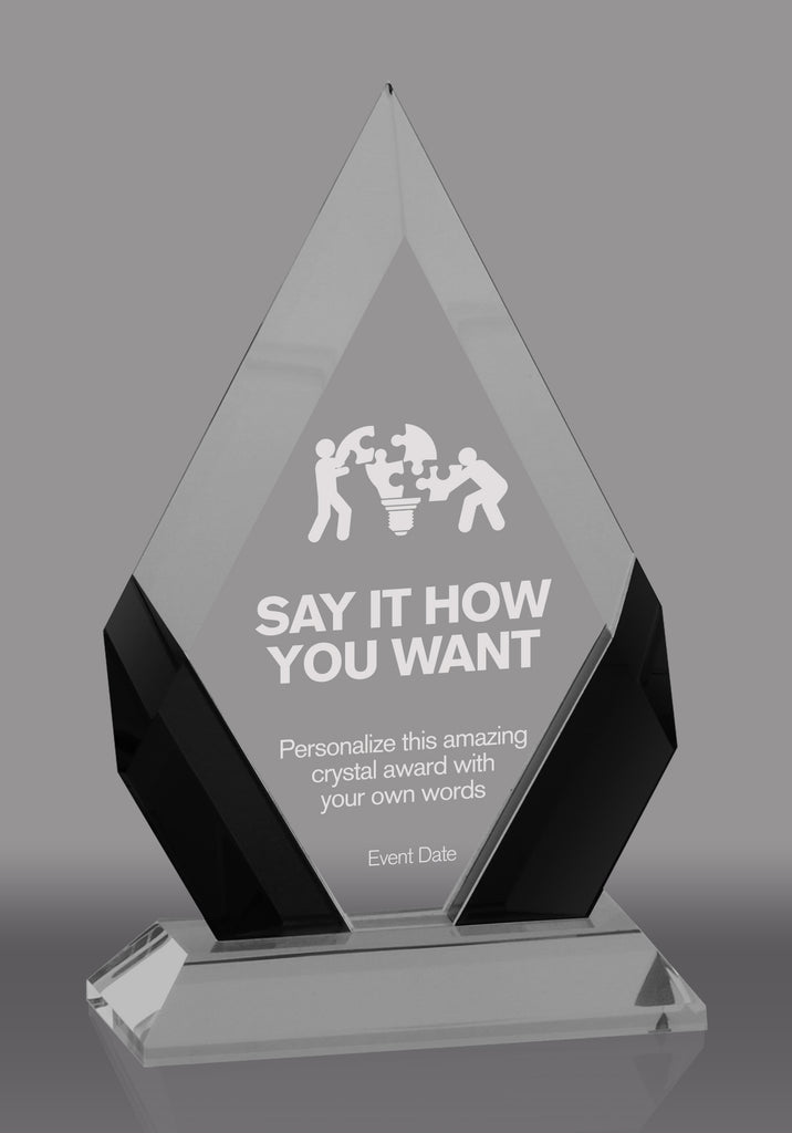 Cambridge Crystal Diamond Award - Black 7 inch [CPCD-7-BLK]