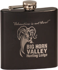 Stainless Steel Flask- Matte Black Finish [FLSKJ-MBLK]