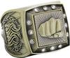 Championship Ring with Activity Insert- Martial Arts Gold [RGSJ-G-12ST-MA]