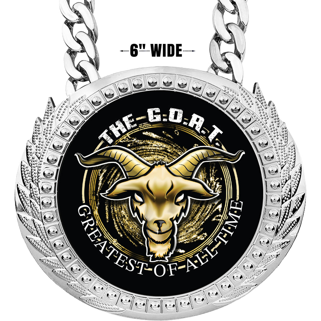 The G.O.A.T. 6 inch Silver Champion Chain [CCSP-SLV-GOAT]