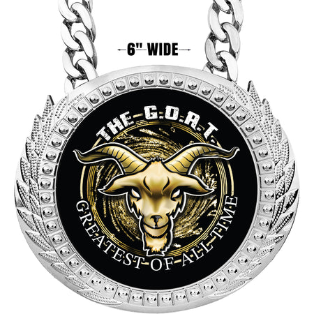 The G.O.A.T. 6 inch Silver Champion Chain [CCSP-SLV-GOAT]