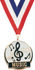 Music Enameled Medal [M2EP-MC-B]