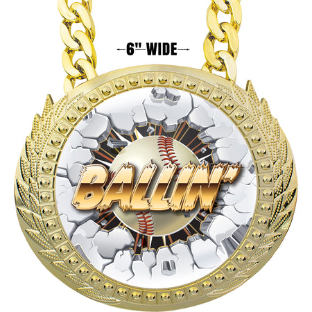 Baseball 6 inch Champion Chain [CCSP-BS]