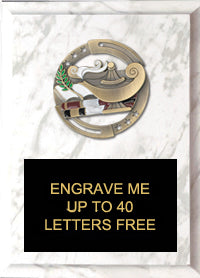 6"x8" Knowledge Dimensional Color Plaque [PEM6-KN]