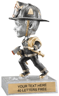 Fire Bobblehead 'Toon Resin Trophy [SBH-FR]
