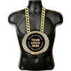 6 inch Presidential Metal Champ Chain w/ Black Engraving Plate [CECSPR-K]