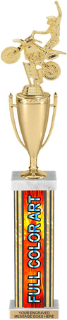 Custom Rectangle Column Cup Trophy - 20 inch [TXCSQ20-Z]