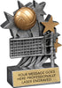 Volleyball Star Blast Resin Trophy - 4.75
