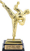 Martial Arts XL Bright Gold Tone Figure - Male [TXBG-MAM]