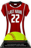 Softball Jersey Colorix-T Acrylic Trophy- Red [TACR7-JSY-SB-RED-Q]