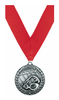 Swimming 1.75 inch Dimensional Medal [MSW1-SW]
