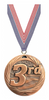 3rd 2.75 inch Blade 3D Diecast Medal [MBD2-3RD]