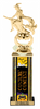 Halloween Costume Contest Diamond Riser Rectangle Column Trophy- 13 inch [TDRSQ13STK-COCO]