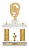 Two-Post Diamond Riser Trophy [TDR2P16]