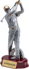 Modern Golf Silver Resin on Piano Finish Base - Male 10 inch [SCRF-GLM2]
