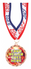 2.25 inch Custom Coin Edge Insert Medal [MXCOIN2]